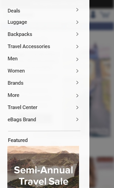 5 – New Mobile Menu